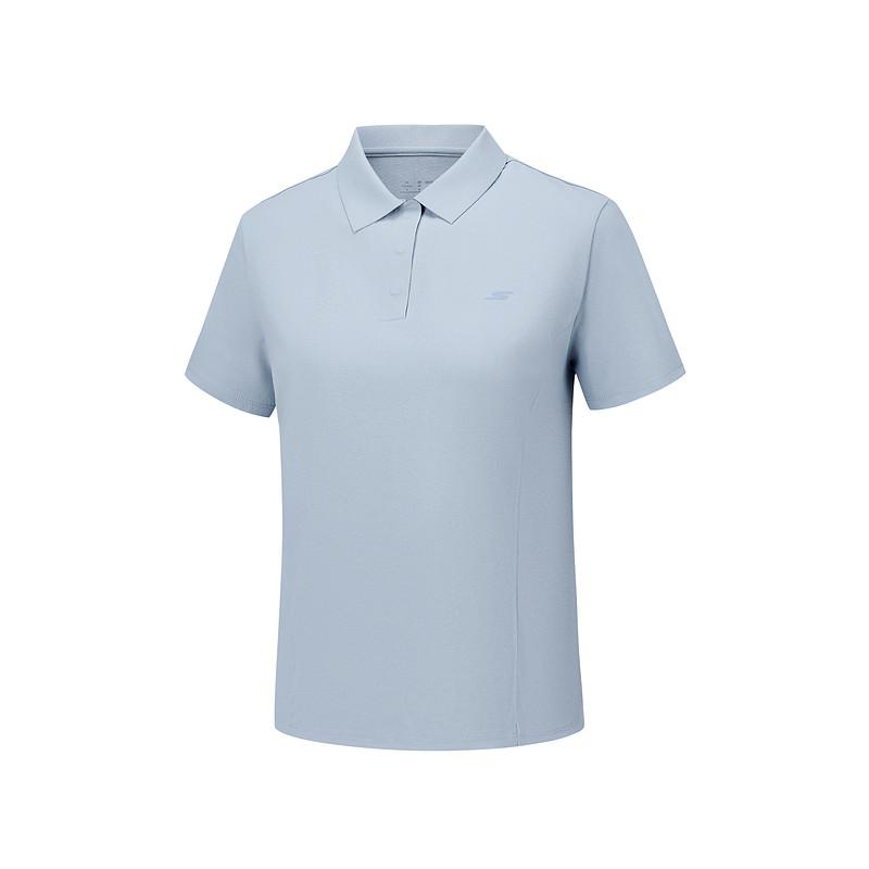 Skechers Knit Moisture-Wicking Quick-Dry Pullover Polo Shirt Women tops P226W177-02F2 S