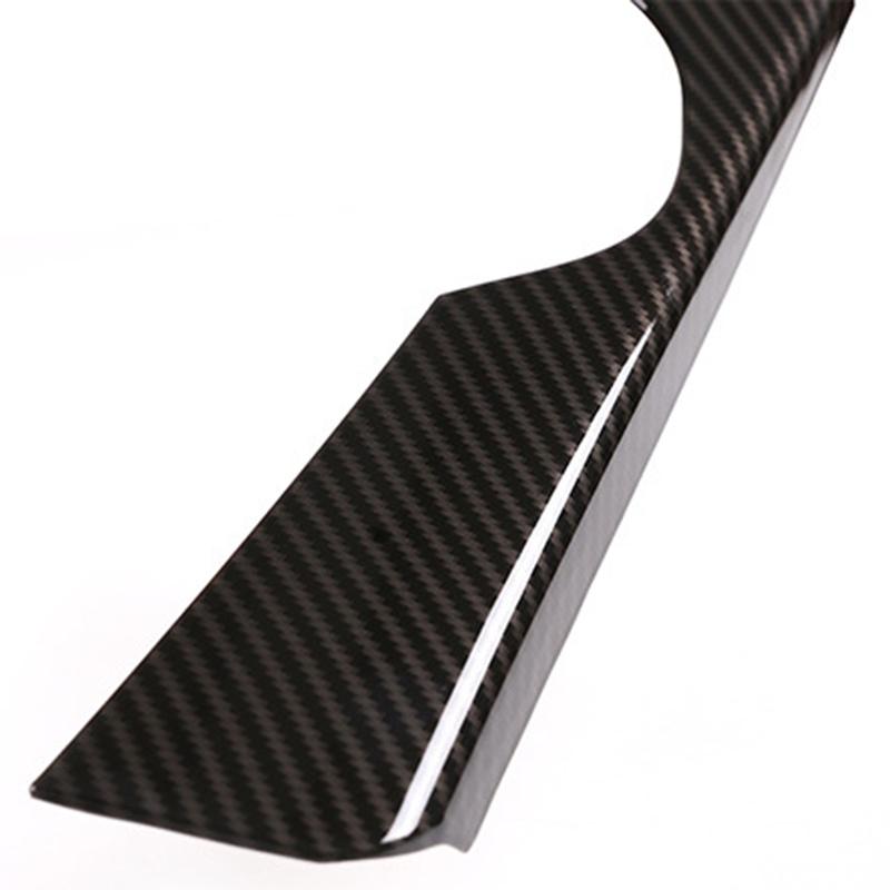 Interior Center Console Gear Shift Panel Cover Trim for Alfa Romeo Stelvio 2017- Carbon Fiber ABS