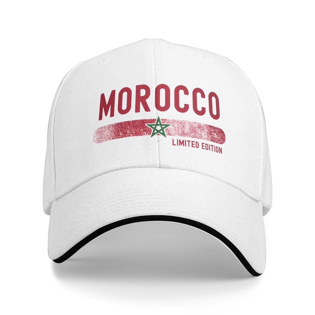 Spring Casual Baseball Cap Morocco Flag Camping Hip Hop Hats For Unisex Unisex Hot Sale  Fashion Baseball Caps