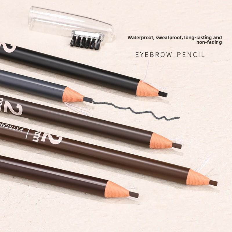Extremely Fine Drawstring Eyebrow Pencil Extremely Fine Waterproof and Non-staining Makeup Pen