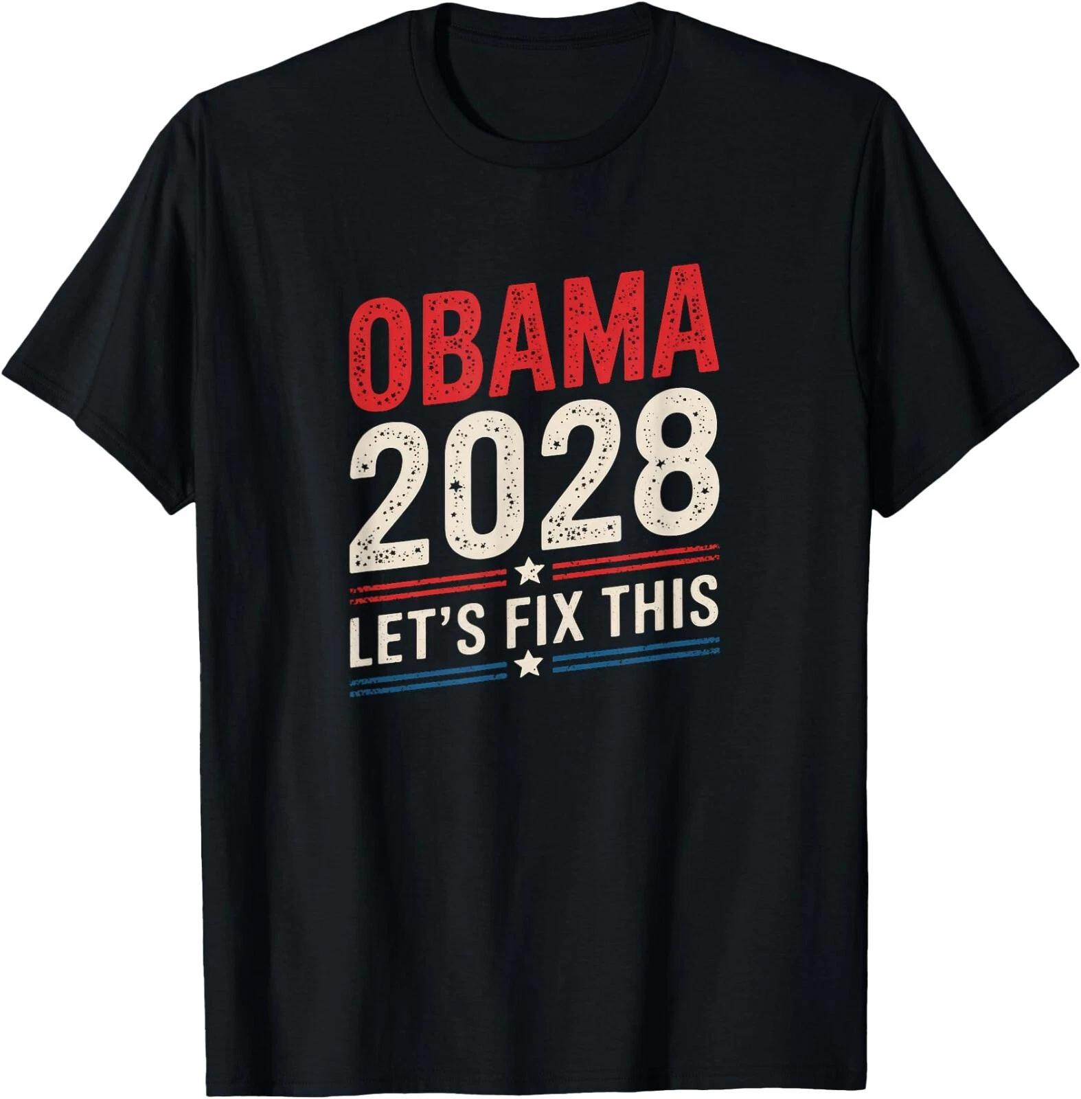 Obama Vintage Retro Patriotic 2028 Political Protest Rally T-Shirt ,Unisex Tee XXXXL