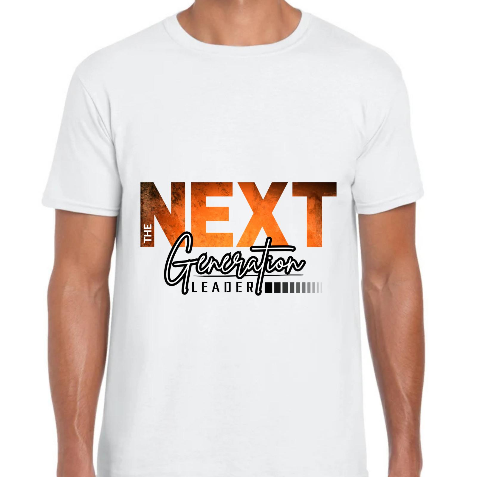 

Next Generation Leader T-Shirt Mens Womens Tees Top – Youth Leadership Gift Tee, Motivational Quote XL