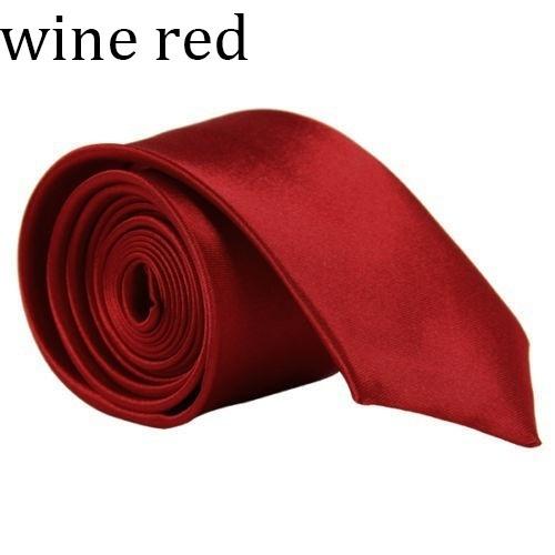 1 stk Nye Herre Casual Slanke Slips Klassiske Polyester Vevde Fest Slips Mote Mann Hals for Bryllup Business Herre Tilbehør