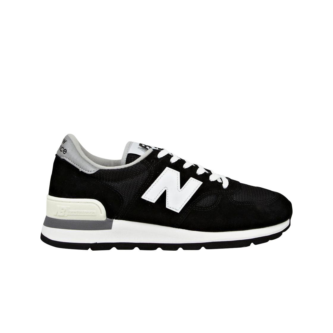 

New Balance 990 Made In Usa Black White 275