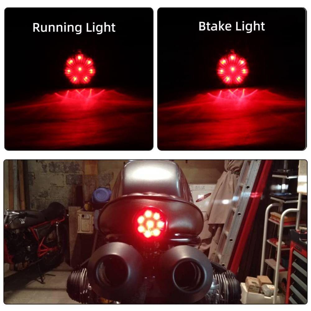 1pcs 12V Motorcycle Tail Light Universal LED Tail Light  For Chopper, Mini Bike, Bobber
