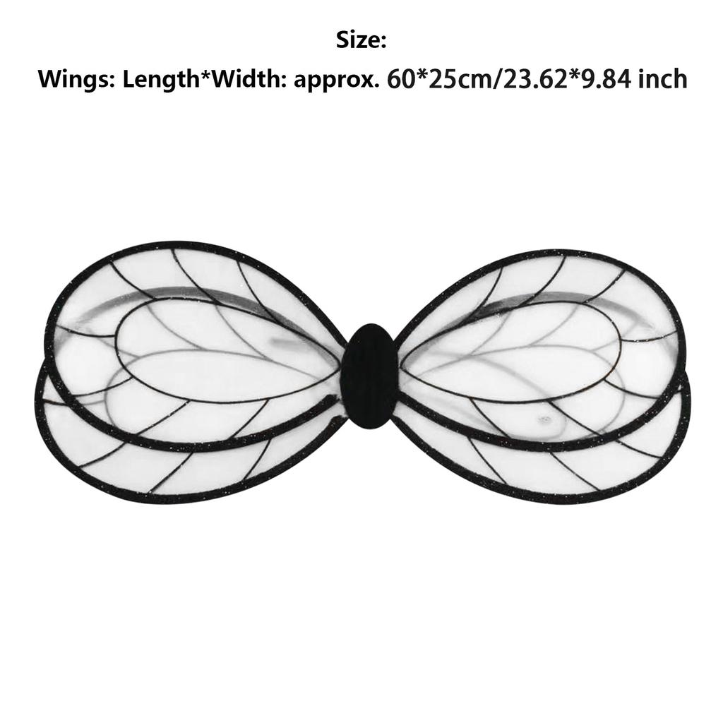 1Pc Cute Bee Wings Costume Accessories Dress Up Props for Kids Adults Halloween Party Performance