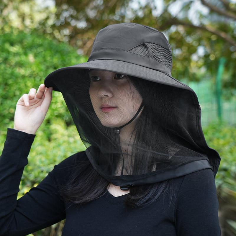 Anti-mosquito Hat with Mesh Face Shield, Protective Hat for Outdoor Leisure,sun Protection, Summer Breathable Anti-mosquito and Insect Fishing Hat