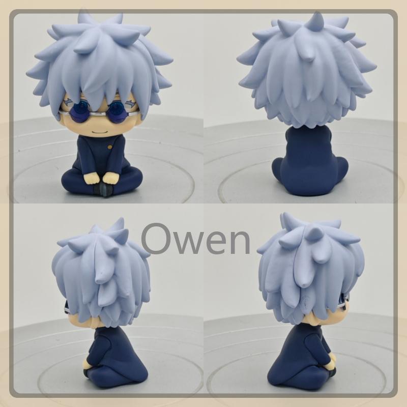 Gojo Satoru Jujutsu Kaisen Anime Mini Fushiguro Megumi Figurine Itadori Yuji Action Figures PVC Q Version Collection Model Toys