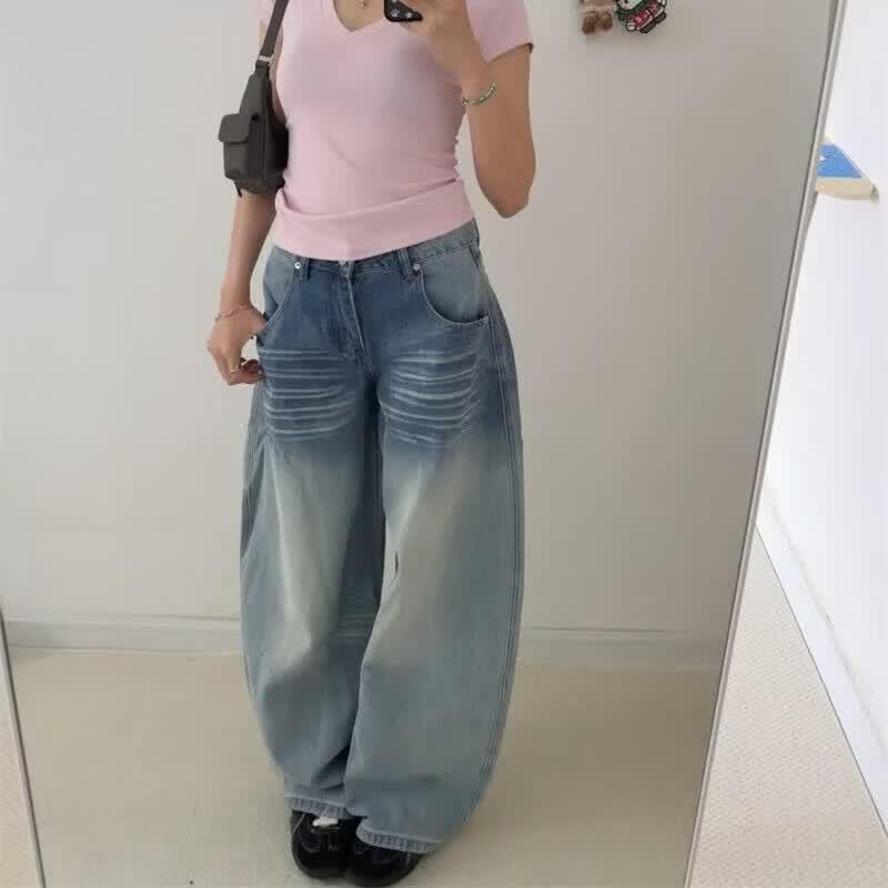 Women s Petite Low-Waist Wide-Leg Jeans XS