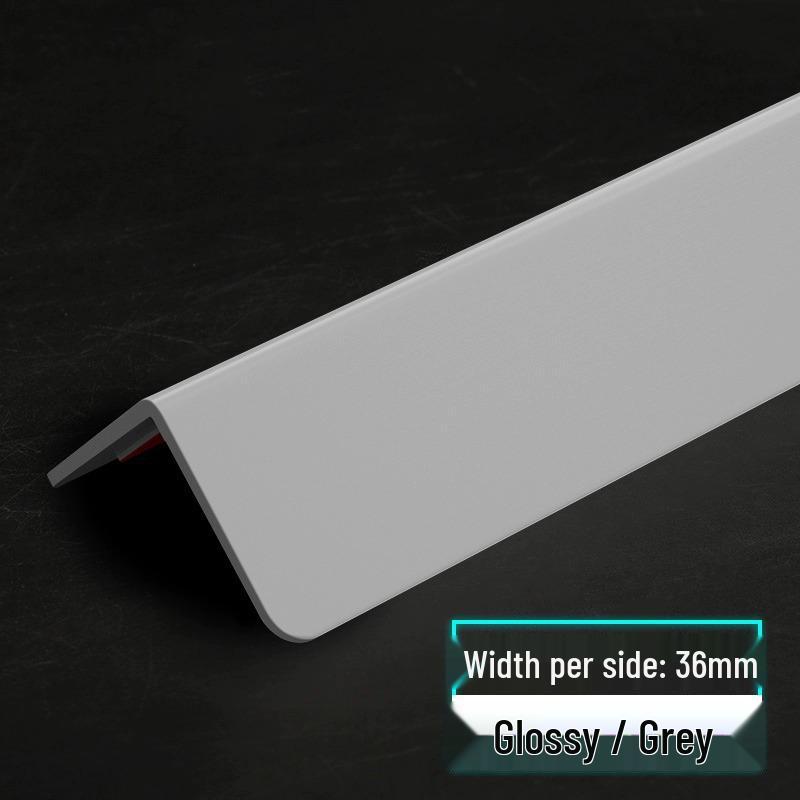 PVC Wall Corner Protection Strip - Anti-Collision Right Angle Edge for Living Room