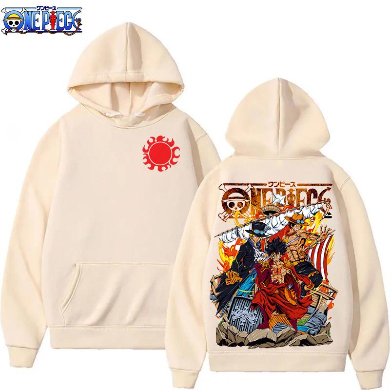 Anime One Piece Unisex Oversized Hoodie Sweatshirt Men's Clothing 25 Autumn Women Long Sleeve Pullover Sweater Tops Streetwear