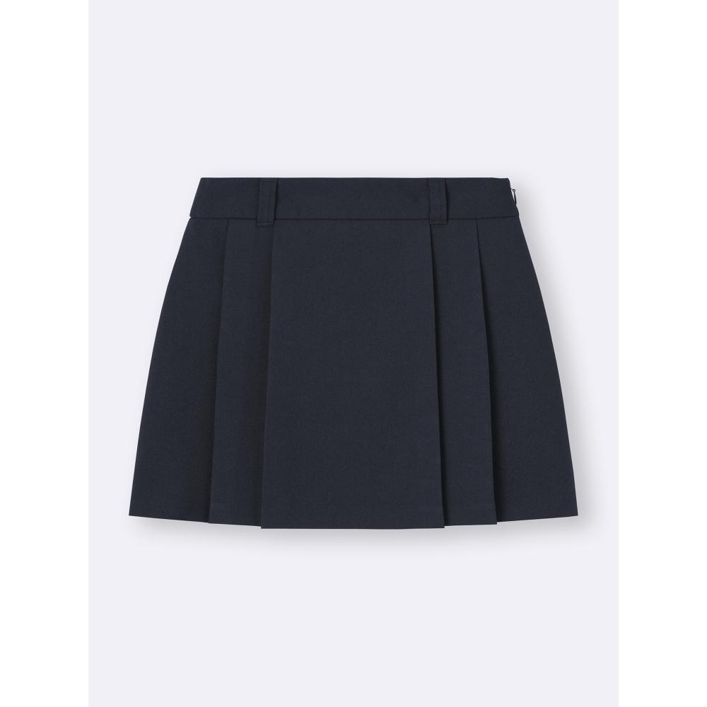 Gu By Uniqlo Side Pleated Skirt
