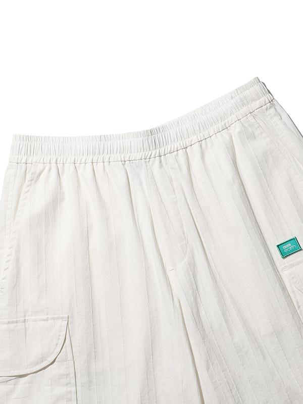 BBC EARTH Cotton 3D Pocket Length Pants_Ivory