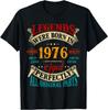 Vintage Legends Born in 1976 Grafisch voor 50e Verjaardag Cadeau T-shirt