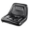 Universal Tracor Seat, Lawn Mower Seat with Micro Switch and Drainage Holes, 6.3-13.4 inch Extended Slot Tractor Seat for Tractor Loader Excavator