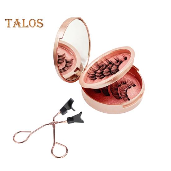 

1 набор магнитных ресниц с пинцетом, естественно выглядящие магнитные накладные ресницы с аппликатором, инструменты для макияжа глаз для женщин и девочек 1 Set 1