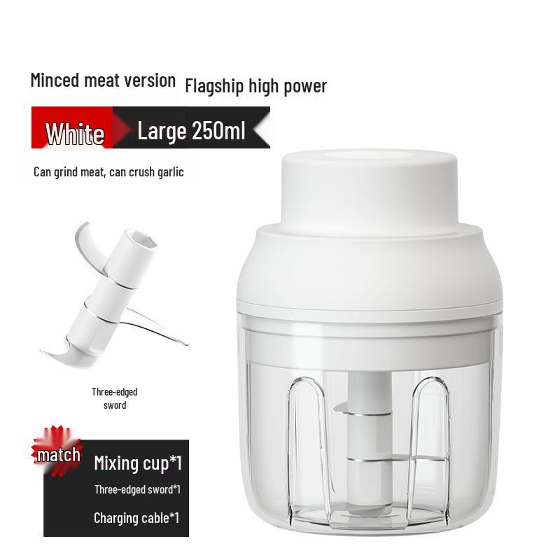 Electric Garlic Chopper & Meat Grinder: Garlic Press, Crusher, Masher, Mixer, Automatic Household Tool.