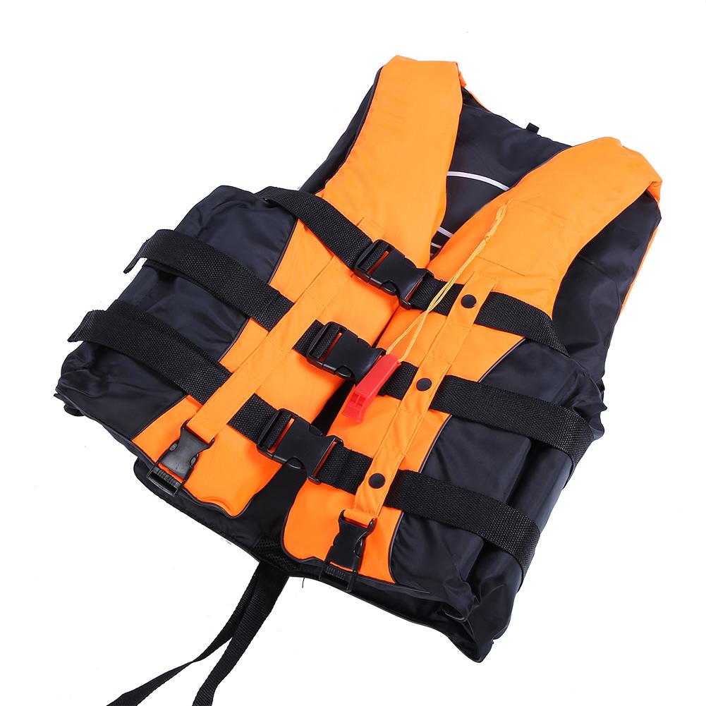 Gilet di salvataggio per bambini in poliestere   Gilet per nuoto, deriva, sci(Arancione M)