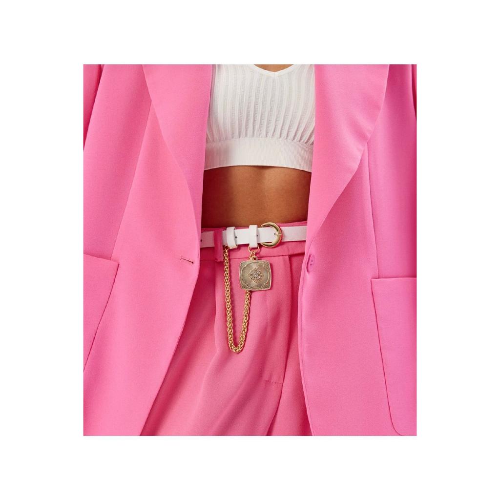 King Chain Medallion Curea pentru pantaloni pentru femei, centură pentru jachetă, centură pentru rochie, centură pentru cămașă