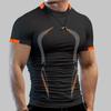 Camiseta deportiva a la moda para hombre, pantalón corto informal para deportes al aire libre, camisetas de manga corta, camiseta ajustada de entrenamiento de baloncesto