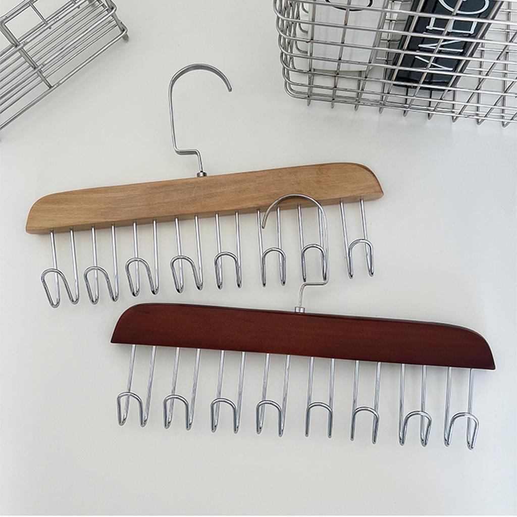 Tank Top Bra Hanger, Tie Storage Hangers, Multi Hook Coat Rack, Space Saving Hangers, 8 Hooks Tank Top Hanger, Storage For Belts Ties, Tie Storage Rac