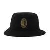 [New Era] AC Milan SERIA A BLACK GOLD PACK BUCKET HAT AC MILAN Hat Serie A Soccer SOCCER Football FOOTBALL Size M (approx. 58.7cm) [Used]