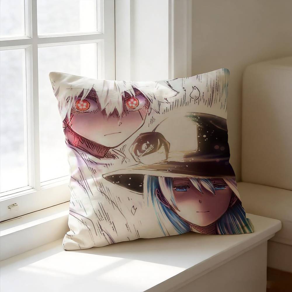Comedy Anime M-Mission Y-Yozakura Family Square Double-Sided printed Pillow Case Bedroom Bedside Pillow Sofa Cushion Cover