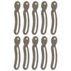 10 Set Lid Support Hinge Copper Vintage Lid Stay Safe Hinge for Cabinet Jewelry Box Shelf