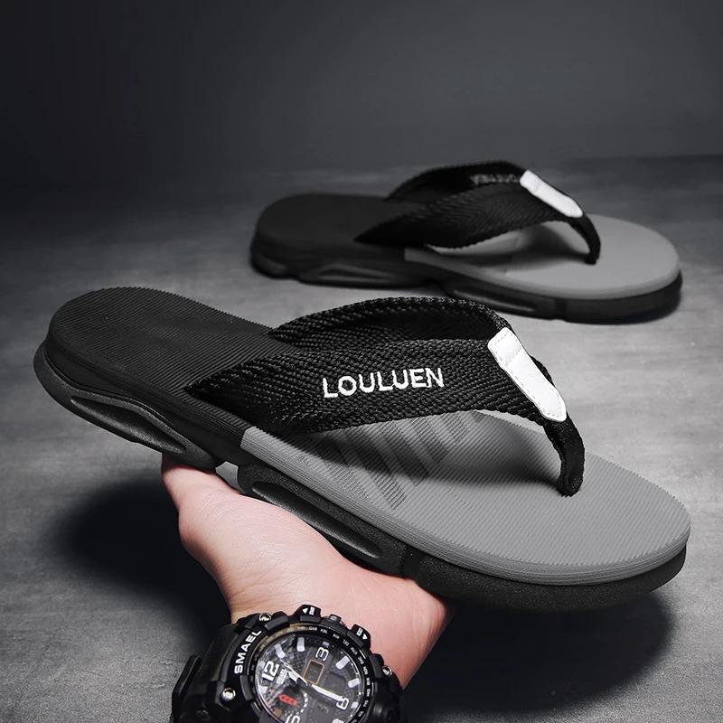 High Quality Men Flip Flops Summer Beach Flip Flops Men Fashi Breathable Casual Men Beach Slippers Summer Outdoor