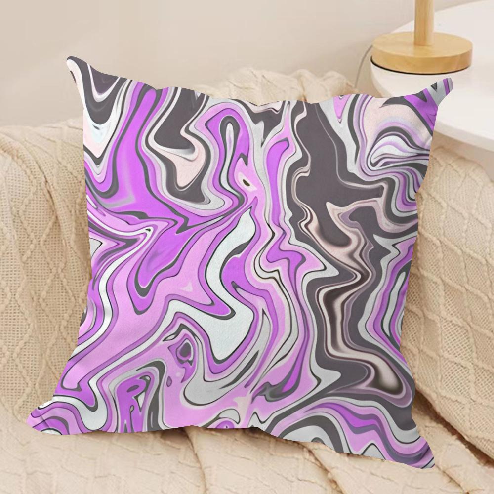 Marble pattern Cushion Cover Soft Plush Fabric DoubleSided Printed Cushion Covers for All Seasons Modern HomeDecor Gift