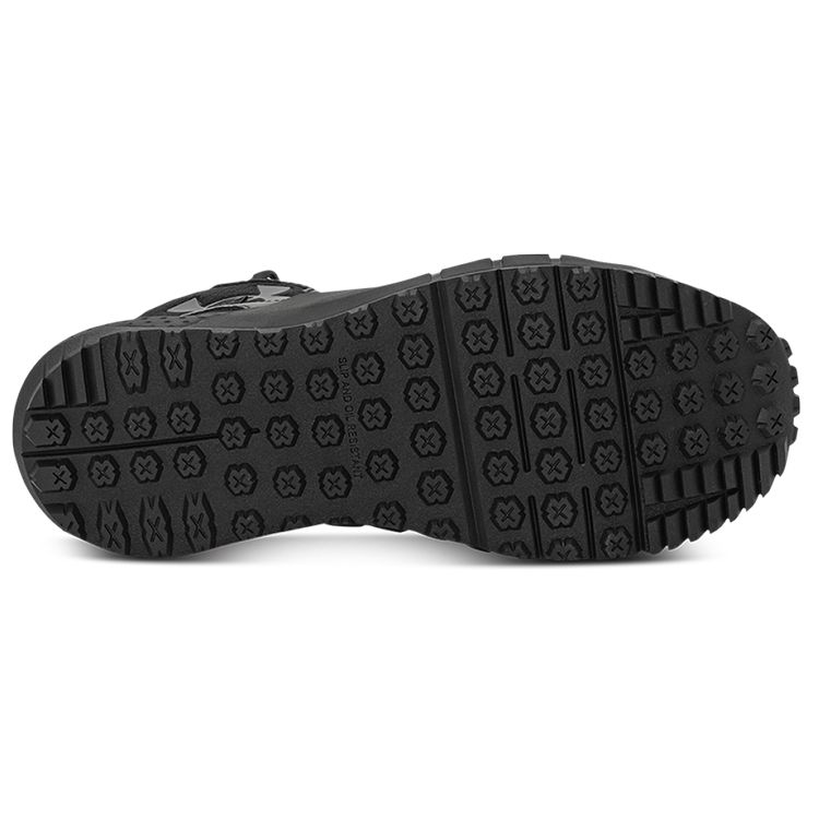 Under Armour Micro G Valsetz Mid Leather Waterproof Black Jet Grey Men 3024334-001
