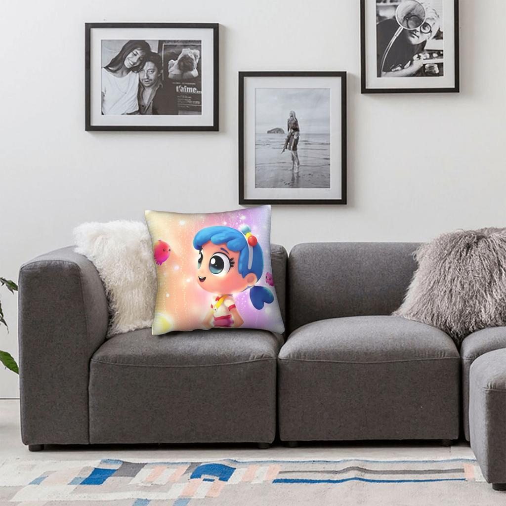 True Rainbows Kingdoms Cartoon Pillowcase Polyester Cushion Cover Gift  Pillow Case Cover Home Square 45X45cm