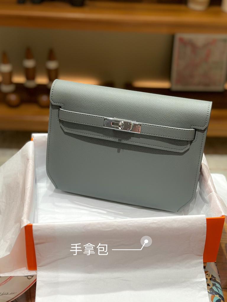 Depeches 25 Epsom Leather Handbag Tote Organizer Bag Daily Versatile Fashion Womens Bag