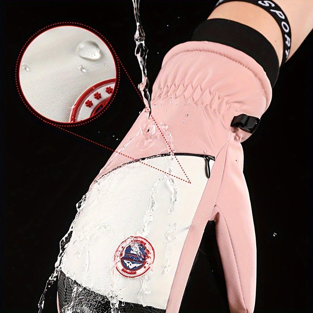 Ski Gloves Winter for Women Men Snowboard Mittens Touchscreen Snowmobile Motor Waterproof Thermal Snow