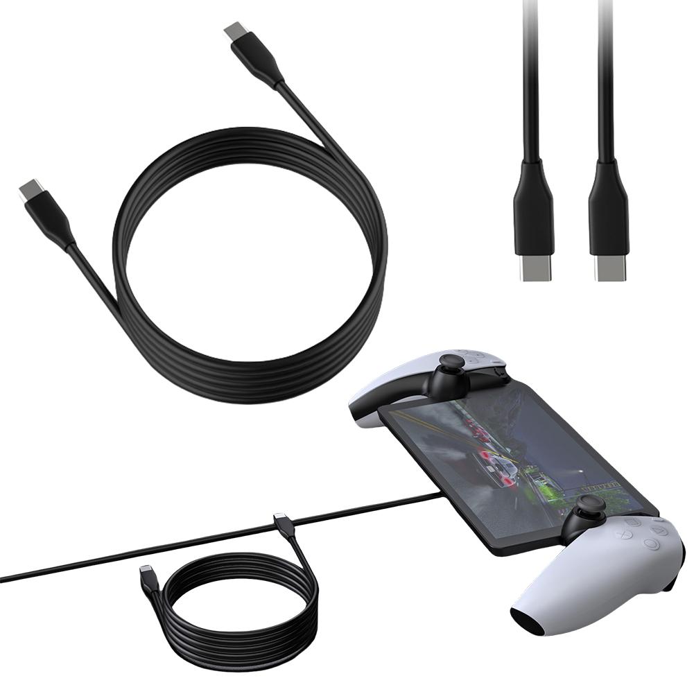 1.5M Type C Charger Cable USB C Data Cable Power Supply Cord Game Controller Cable for PS5 Portal Handheld/PS5 Gamepad/NS/XBOX