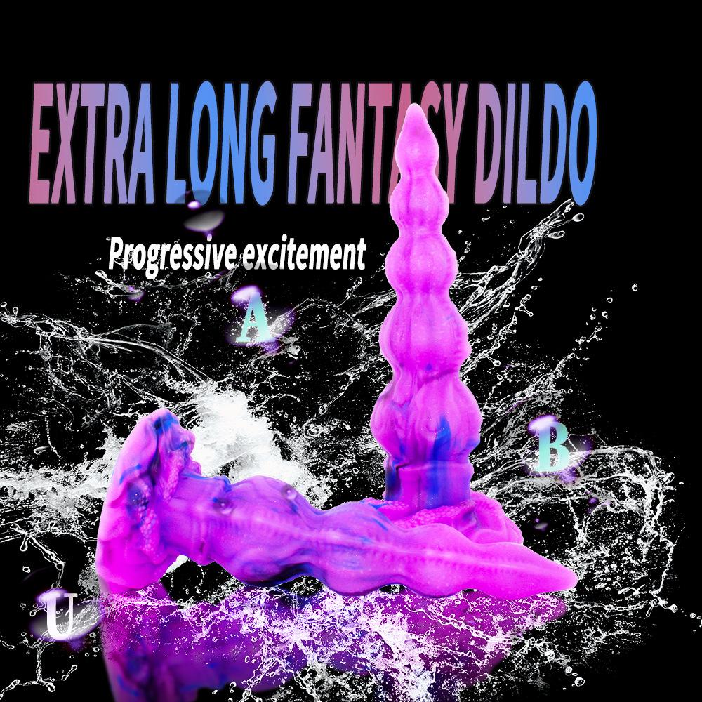 Liquid Silicone Butt Plug Set for Beginner & Advanced, Soft Flexible Realistic Anal Sex Toy for Men & Women