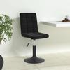 Day and Night - Day and Night Swivel Dining Chairs 4 Units Black Velvet