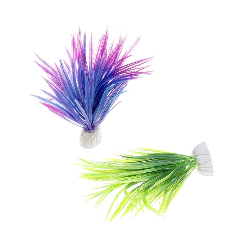 Ornament Künstliche Grüne Pflanze Gras Aquarium Aquarium Gefälschte Kunststoff Dekor