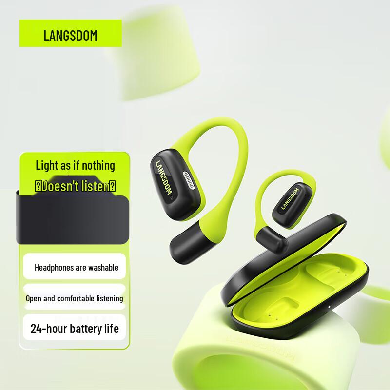 Lanston AirFit Washable Open-Ear Sport Earbuds