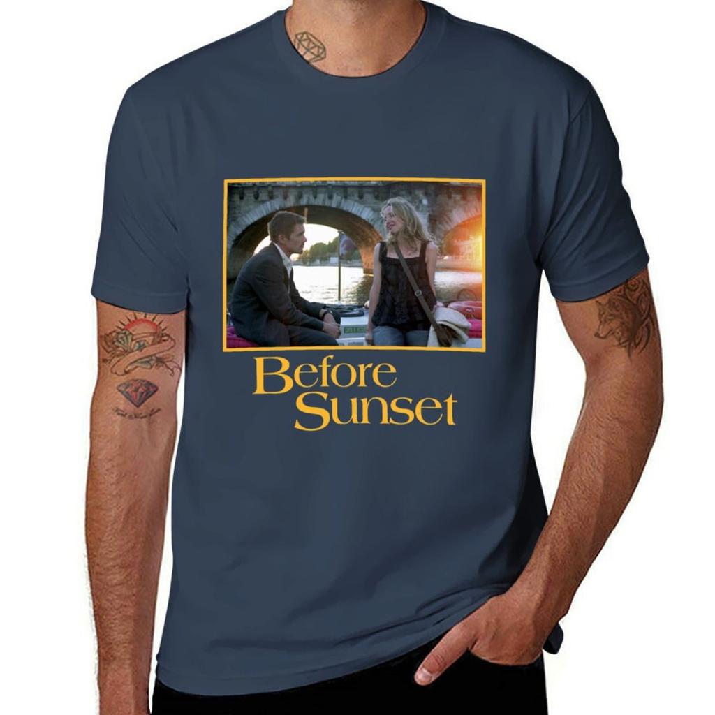 Before Sunset Perfect Gift TShirt Basic Short Sleeve TShirt for Unisex