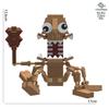 Tungtungtungsahur Mutated Wooden Stick Human Crocodile Building Block Model Toy Brainrot Figurine Figurine