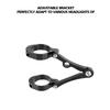 Suporte de Farol de Motocicleta de Alta Qualidade Xuuyuu Alumínio CNC Abraçadeira de Montagem de Lâmpada Frontal Tubo de Garfo para Fácil Instalação para Acessórios de Moto