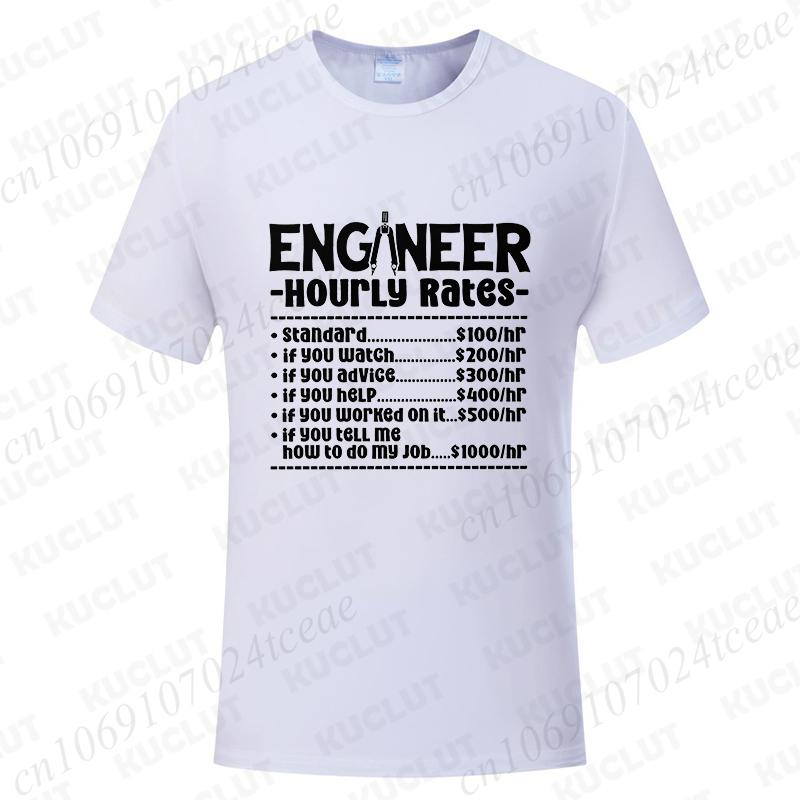 Vertrau mir ich bin ein Ingenieur Design T-Shirts für Männer Lustige Geek Buchstaben T-Shirts Programmierer Streetwear Lässig Kurzarm O-Ausschnitt T-Shirt