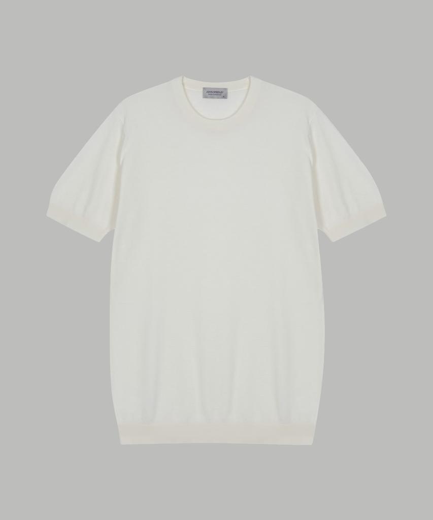 Jonseumedeulli Park Cotton Pique Ribs Round Neck T-Shirt Heritage 5 Colors (B Type)