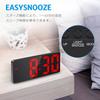 Digital LED Clock, Alarm Clock, Table Clock, Desk Clock, Temperature Display, Calendar Display, Brightness Adjustment, Dimmable, Large Screen, Alarm