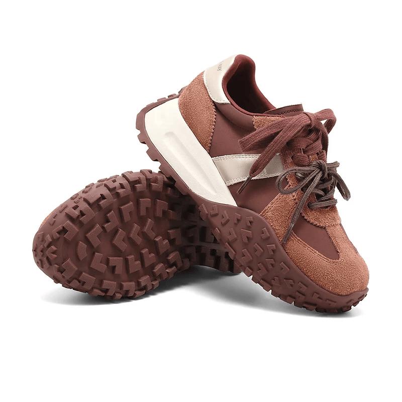 Senda Women's Platform German Trainer Casual Shoes