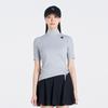 TAYLORMADE APPAREL Women'S Shirred High-Neck Half-Sleeve T-Shirt T8031To6141-190