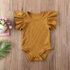 Neugeborenen Baby Mädchen Baumwolle Strampler OverallBodysuit Sommer Kleidung Outift