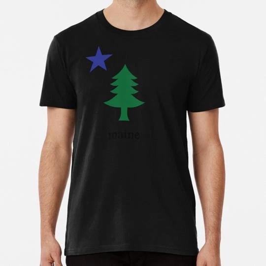 Original Maine Flag Size S to 5XL Made in the USA T-Shirt 4XL