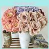 Rose Flower Artificial Wedding Hotel Restaurant Desktop Decoration Room Ornament
